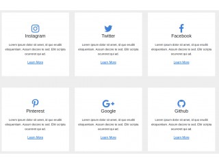 320x240 Bootstrap Social Examples