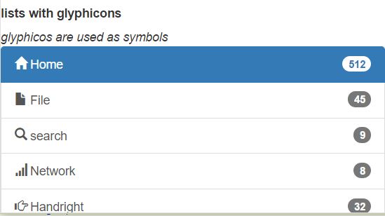 549x308 Lists In Bootstrap