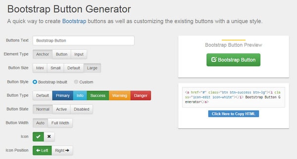600x321 List Of Bootstrap Button Generators