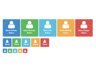 320x240 Bootstrap Snippet Bootstrap Square Buttons Using Html Css Bootstrap