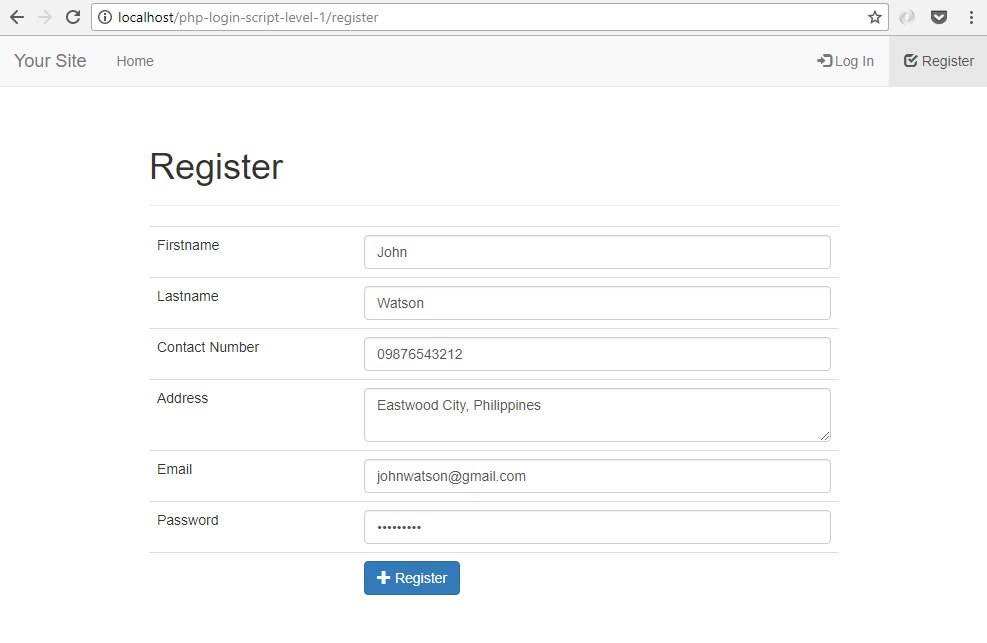 987x643 Php Login Script With Session Tutorial