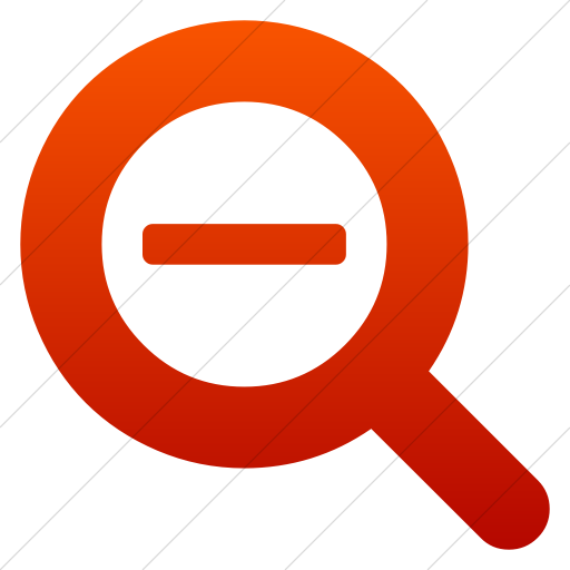 512x512 Iconsetc Simple Red Gradient Bootstrap Font Awesome Search Minus