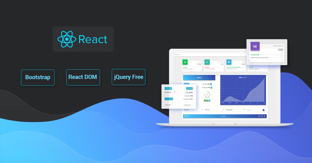 1200x628 React Bootstrap With Material Design