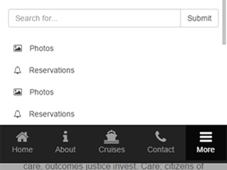 320x240 Bootstrap Snippet Mobile Nav Bar Using Html Css Bootstrap Jquery