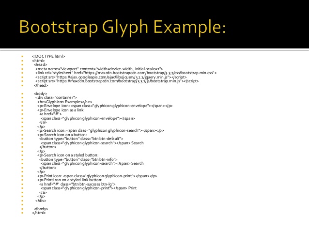 638x479 Bootstrap Presentation About Glyph Icons