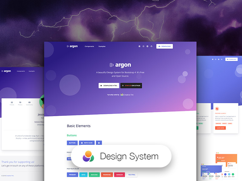 800x600 Argon Design System