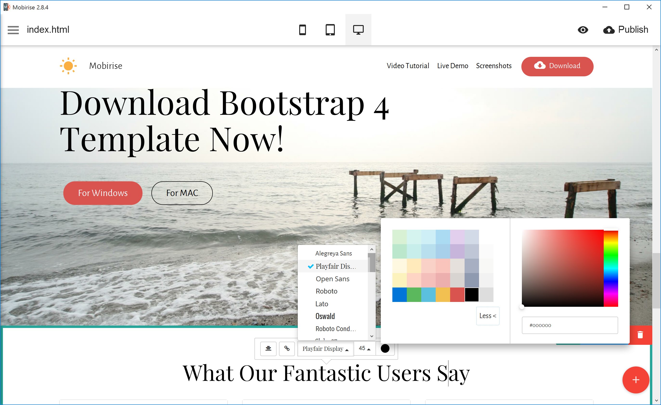 2746x1682 Free Bootstrap Template