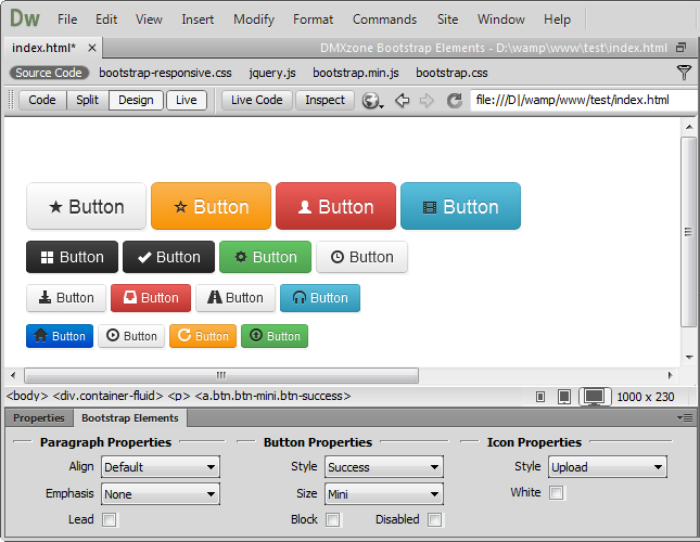 645x500 Bootstrap Elements Features Part