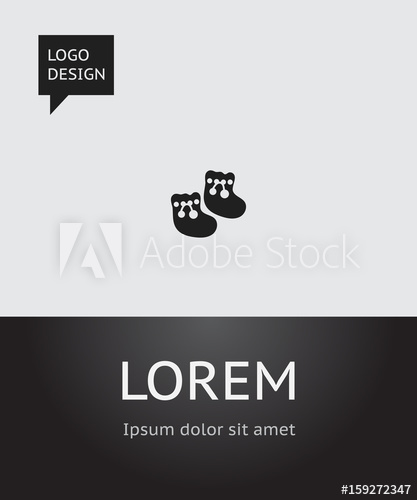 417x500 Vector Illustration Of Child Symbol On Baby Booty Icon Premium