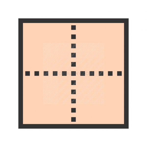 600x600 All Border Line Filled Icon