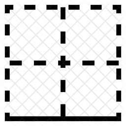 256x256 Bottom Border Icon Of Line Style