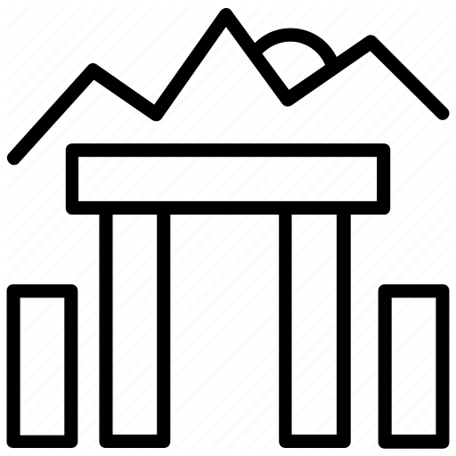 512x512 Country Border, Country Entrance, England Border, Entrance Gate