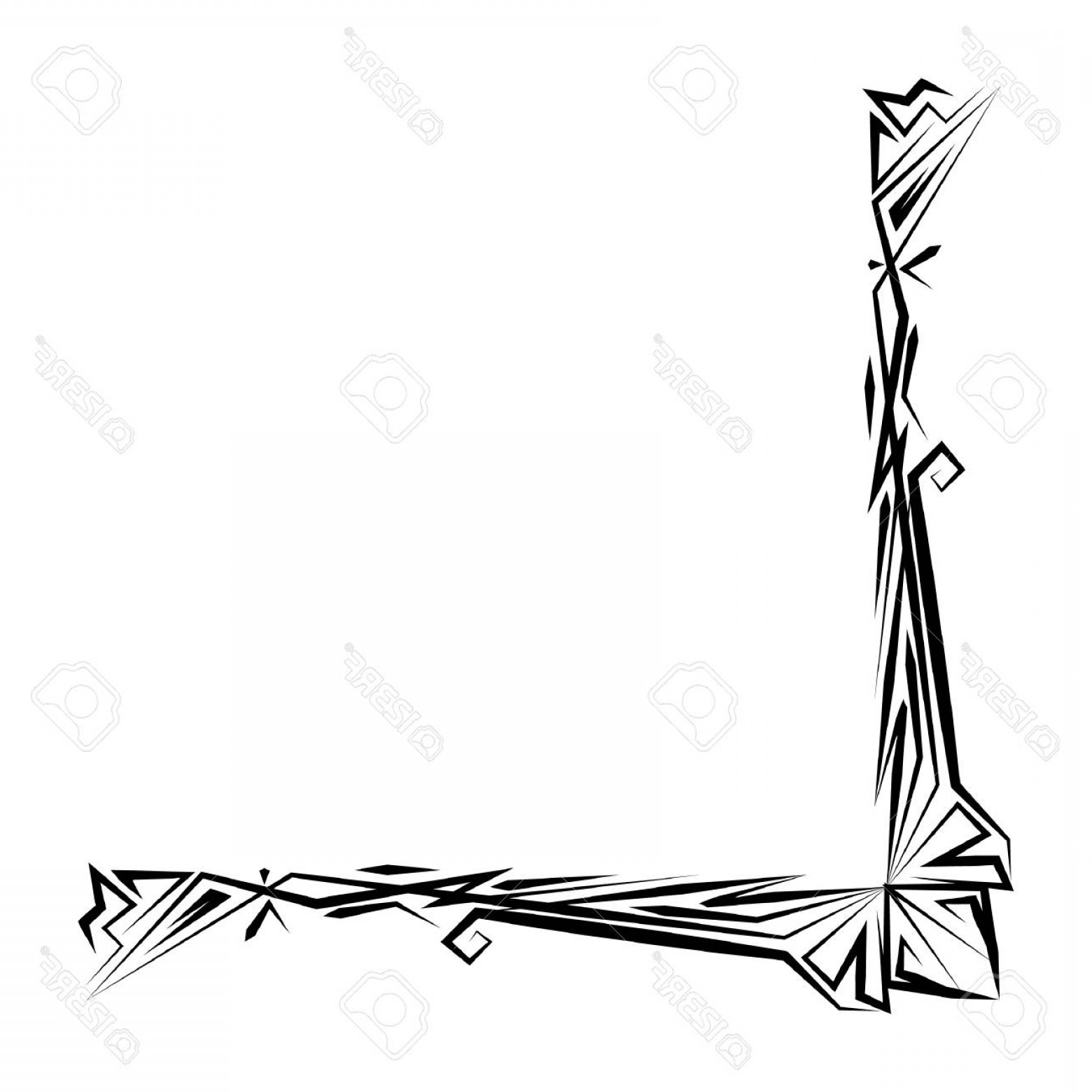 1560x1560 Photostock Vector Simple Thin Line Artistic Border Icon Soidergi