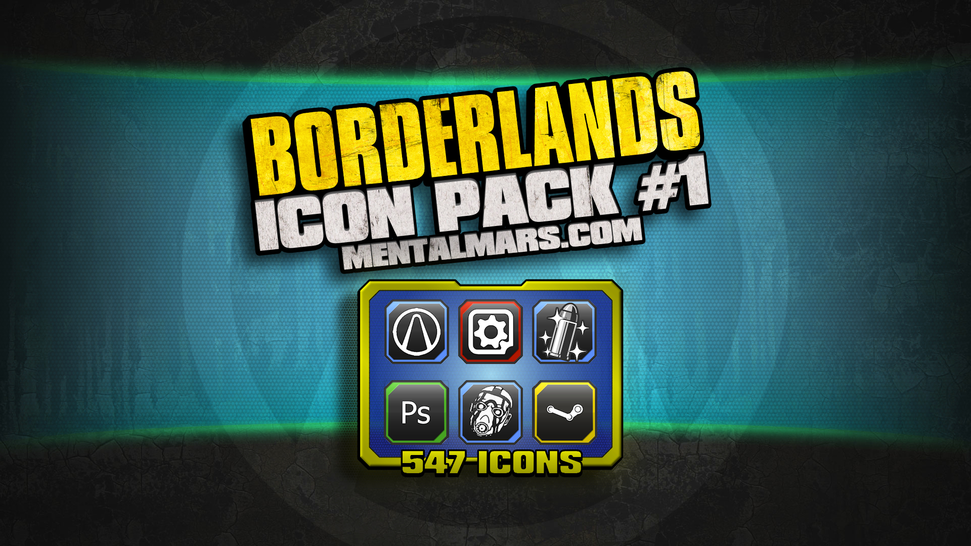 1920x1080 Borderlands Icon Pack Mentalmars