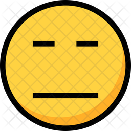 256x256 Bored Emoji Icon Of Colored Outline Style