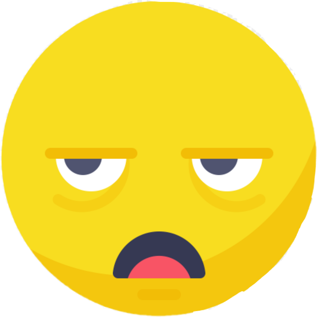 1024x1024 Hd Emoji Bored Dull Sleepy Unamazed Notinterested Uhhh