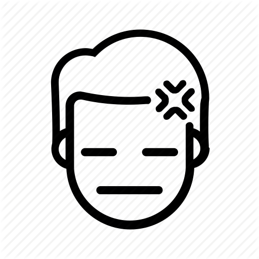 512x512 Bored, Cute, Irritated, Kawaii, Male, Pained, Painful Icon