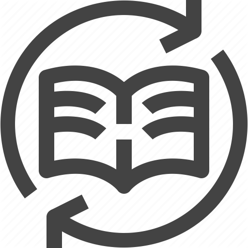 512x512 Book, Borrow, Education, Reload, Renew, System Icon