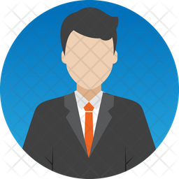 256x256 Boss Icon Of Flat Style