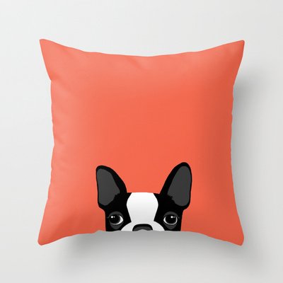 400x400 Pandora Icon Boston Terrier Custom Zippered Pillow Case
