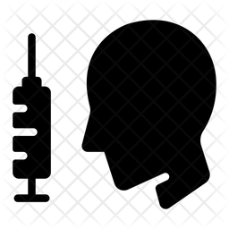 256x256 Botox Icon Of Glyph Style