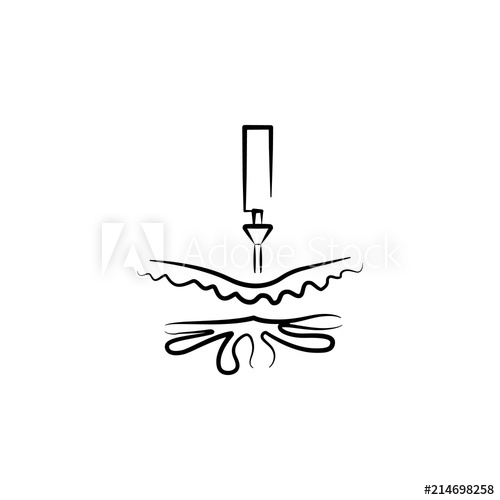 500x500 Skin Botox Icon Element Of Anti Aging Icon For Mobile Concept