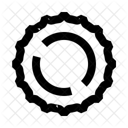 Bottle Cap Icon Of Line Style 256x256 Bottle Cap Icon Of Line Style