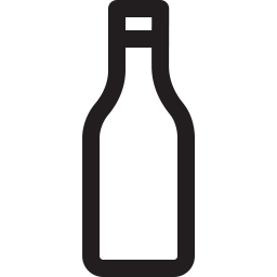 256x256 Bottle Icon Outline