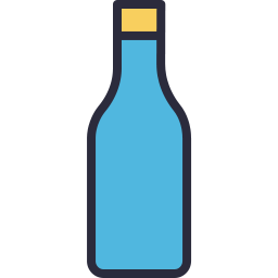 256x256 Bottle Icon Outline Filled