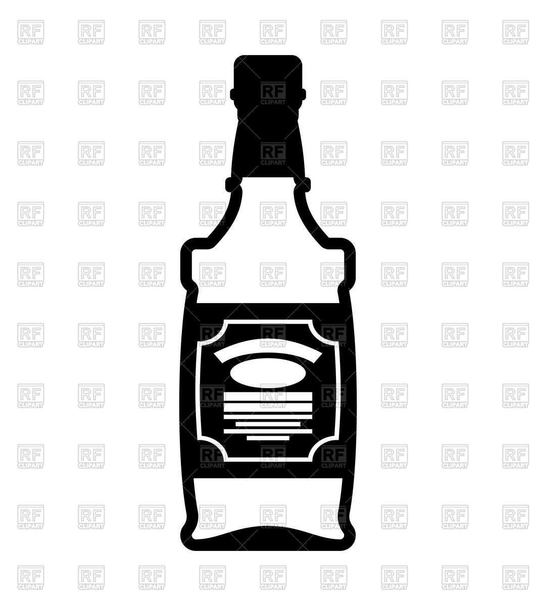 1061x1200 Bottle Of Whiskey Icon Vector Image Of Signs, Symbols, Maps