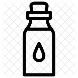 256x256 Oil Bottle Icon Of Line Style
