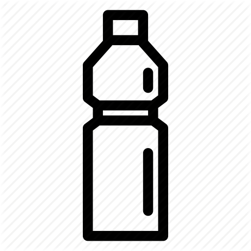 512x512 Bottle, Bottled Water, Plastic Bottle, Water, Water Bottle Icon