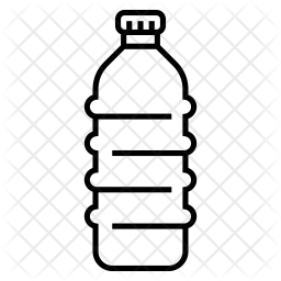 256x256 Plastic Bottle Icon Of Line Style