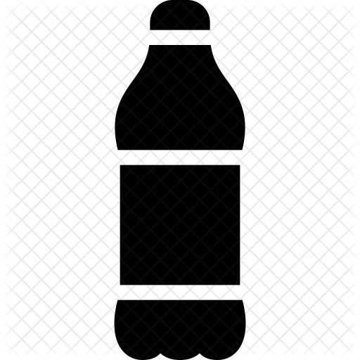 512x512 Water Bottle Icon Of Glyph Style