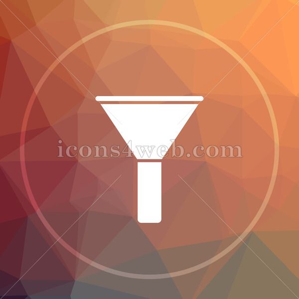 600x600 Filter Low Poly Icon Website Low Poly Icon Square Icons