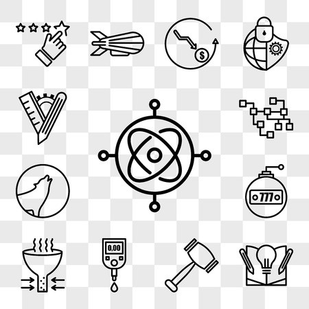 450x450 Set Of Transparent Icons Such As Gyroscope, Knowledge Base