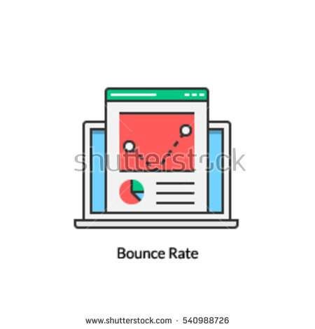 450x470 A Conceptual Icon Of Website Bounce Rate, Bounce Rate Of Website