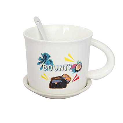 425x425 Buy Avi Furnishings Bounty Icon Printed Ceramic Cup Plate