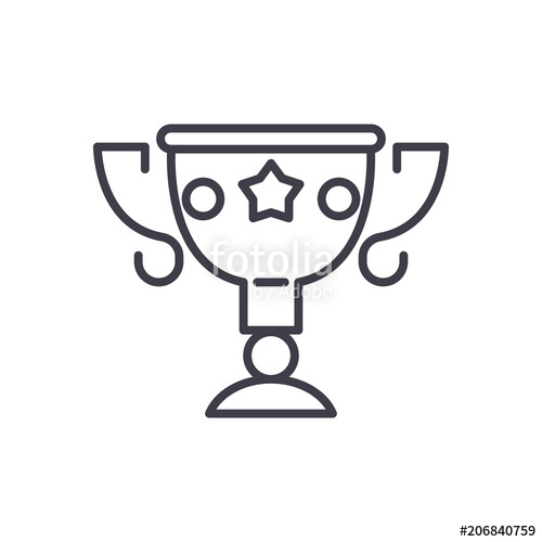 500x500 Prize Bounty Black Icon Concept Prize Bounty Flat Vector Symbol