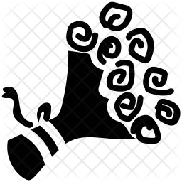 256x256 Bouquet Icon Of Glyph Style