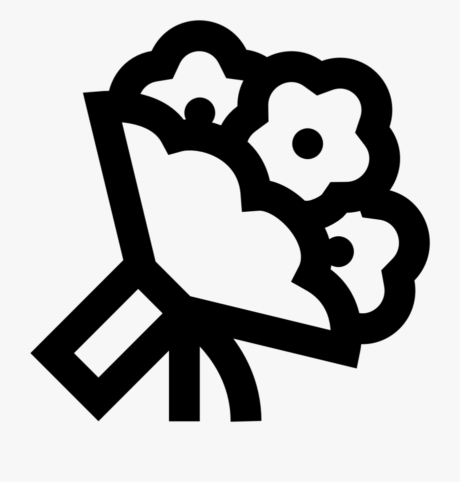 920x963 Bouquet Clipart Flower Icon