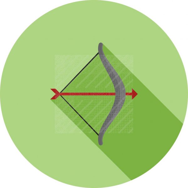 600x600 Archery Flat Shadowed Icon