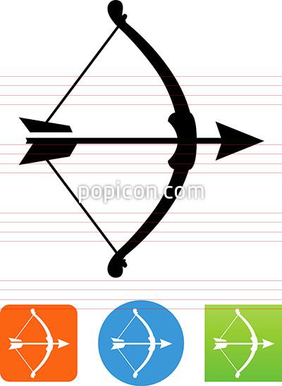 400x548 Bow And Arrow Icon