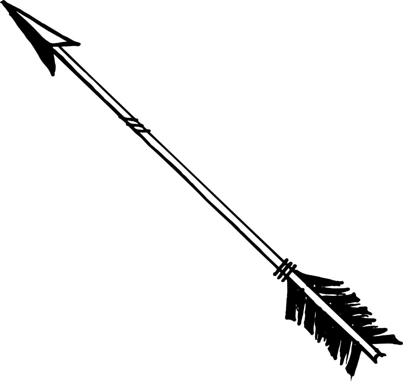 1370x1297 Bow Arrow Vector Png