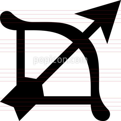 400x400 Archer Bow And Arrow Icon