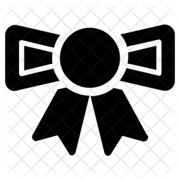 256x256 Bow Icon Of Glyph Style