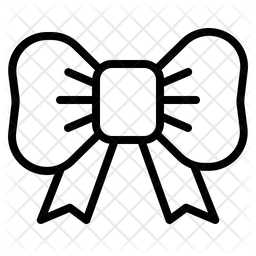 256x256 Bow Icon Of Line Style