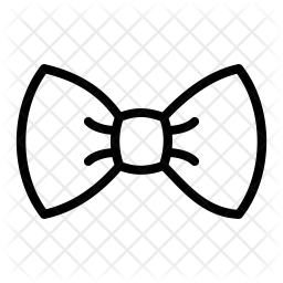 256x256 Bow Tie Icon Of Line Style