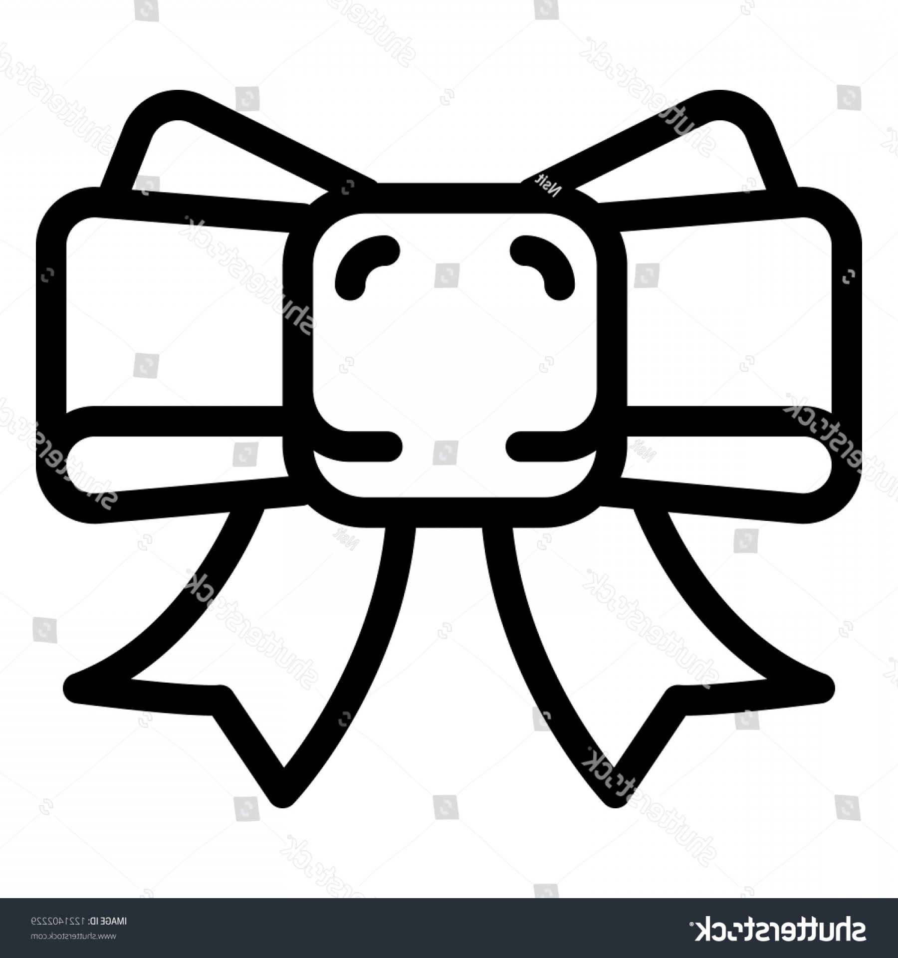 1800x1920 Festive Ribbon Bow Icon Outline Vector Cqrecords