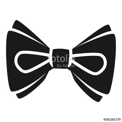500x500 Ribbon Bow Tie Icon Simple Illustration Of Ribbon Bow Tie Vector